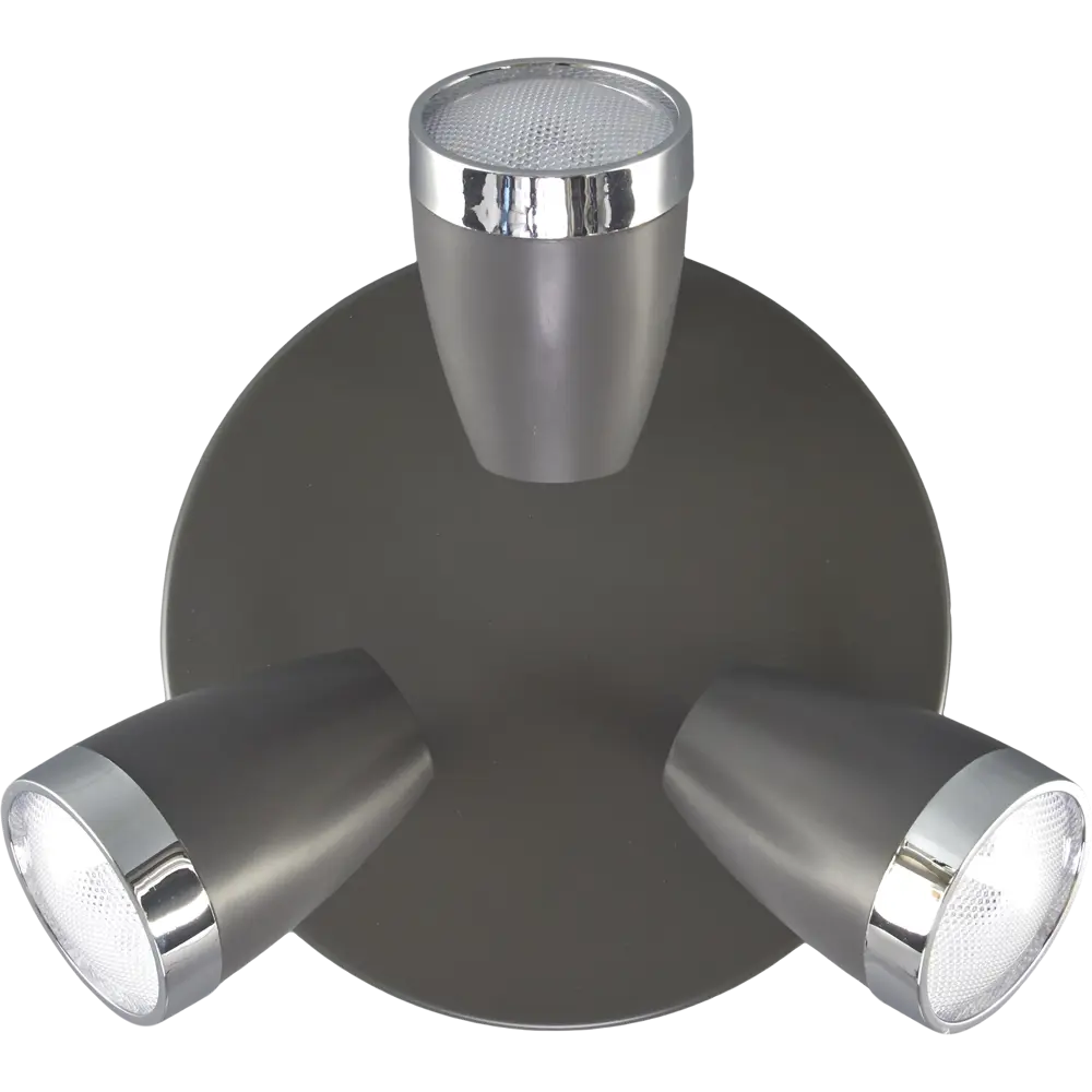 Спот светодиодный Globo 56110, 3x4 Вт, цвет чёрный STLM-2128526 - Вид №1