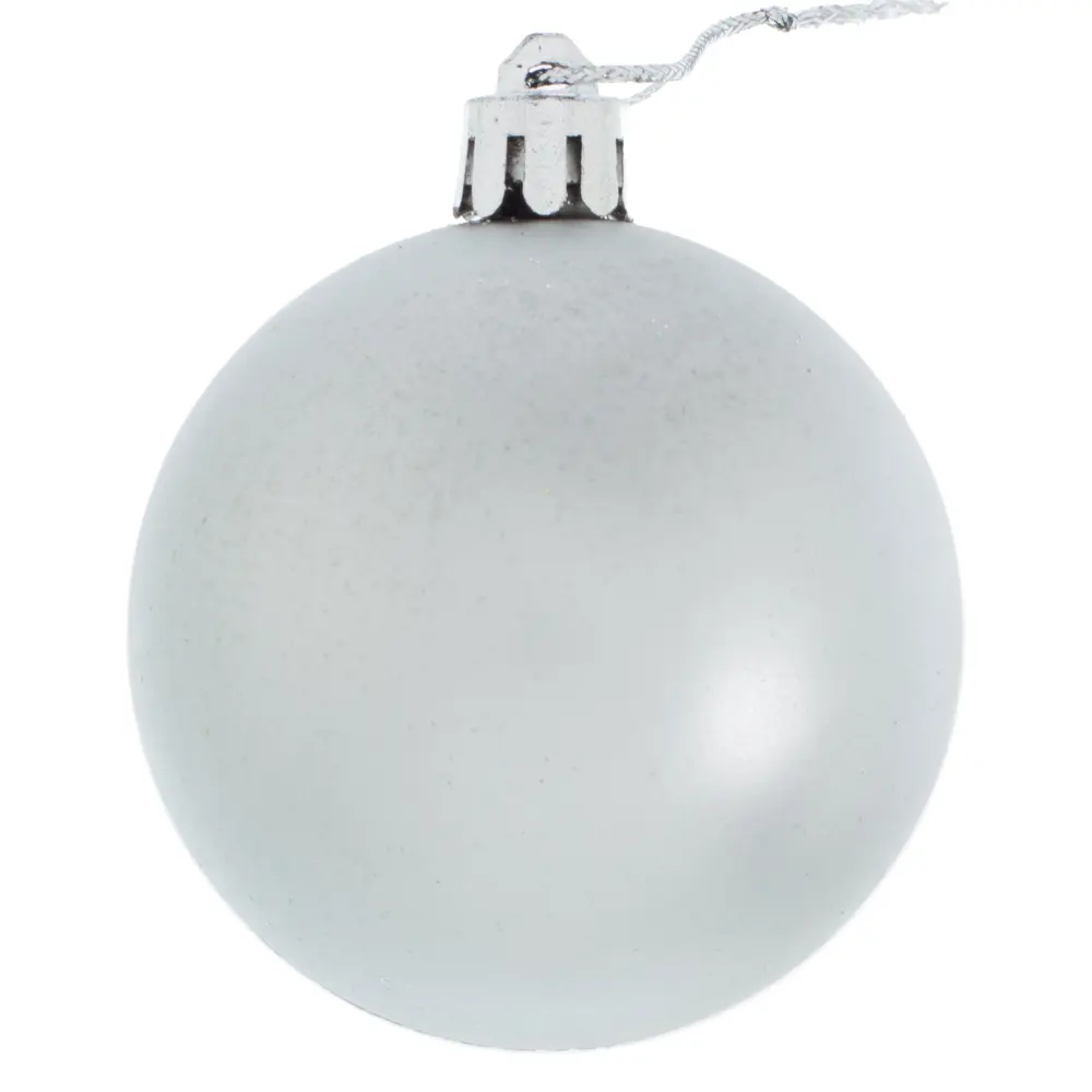Набор ёлочных шаров 3 шт, 6 см, цвет серебристый Santreyd STLM-2068927 - Вид №1
