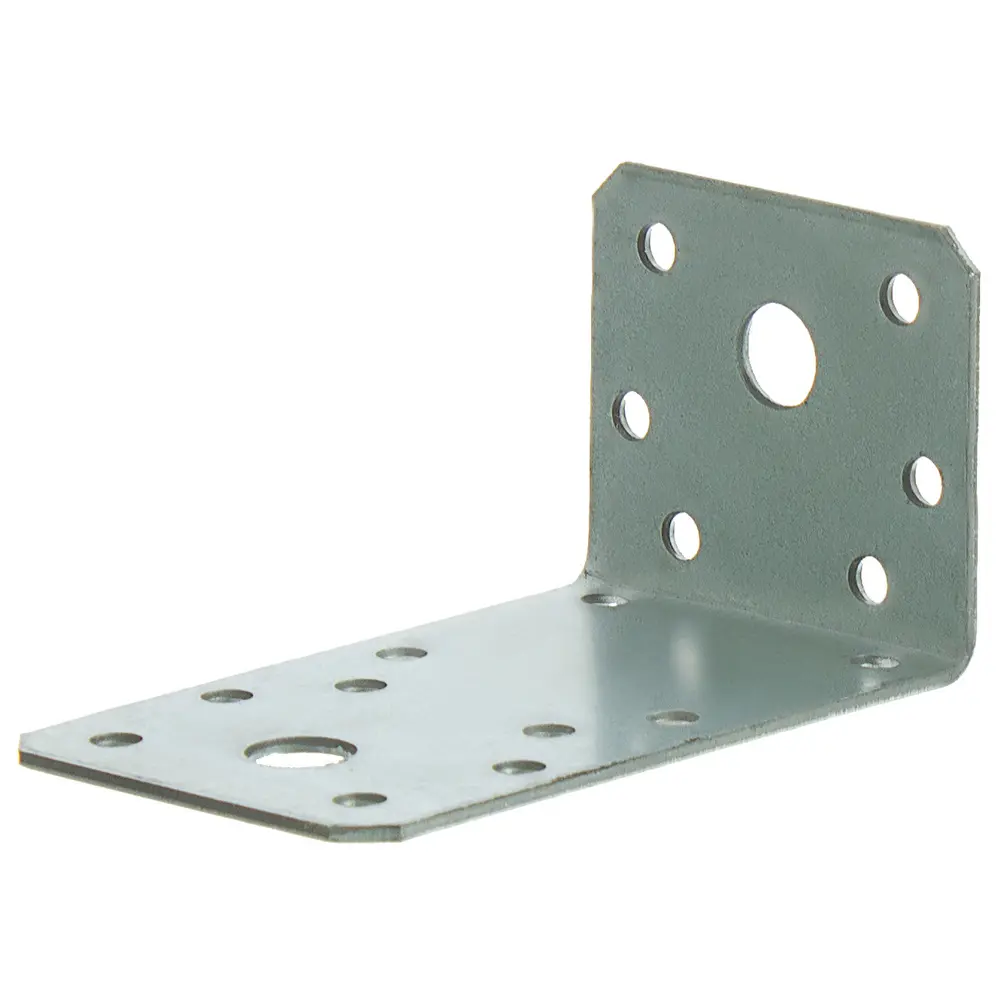 Уголок крепежный 50х55х90х2 мм цвет серый ПЕТРОТЕХ STLM-2171551