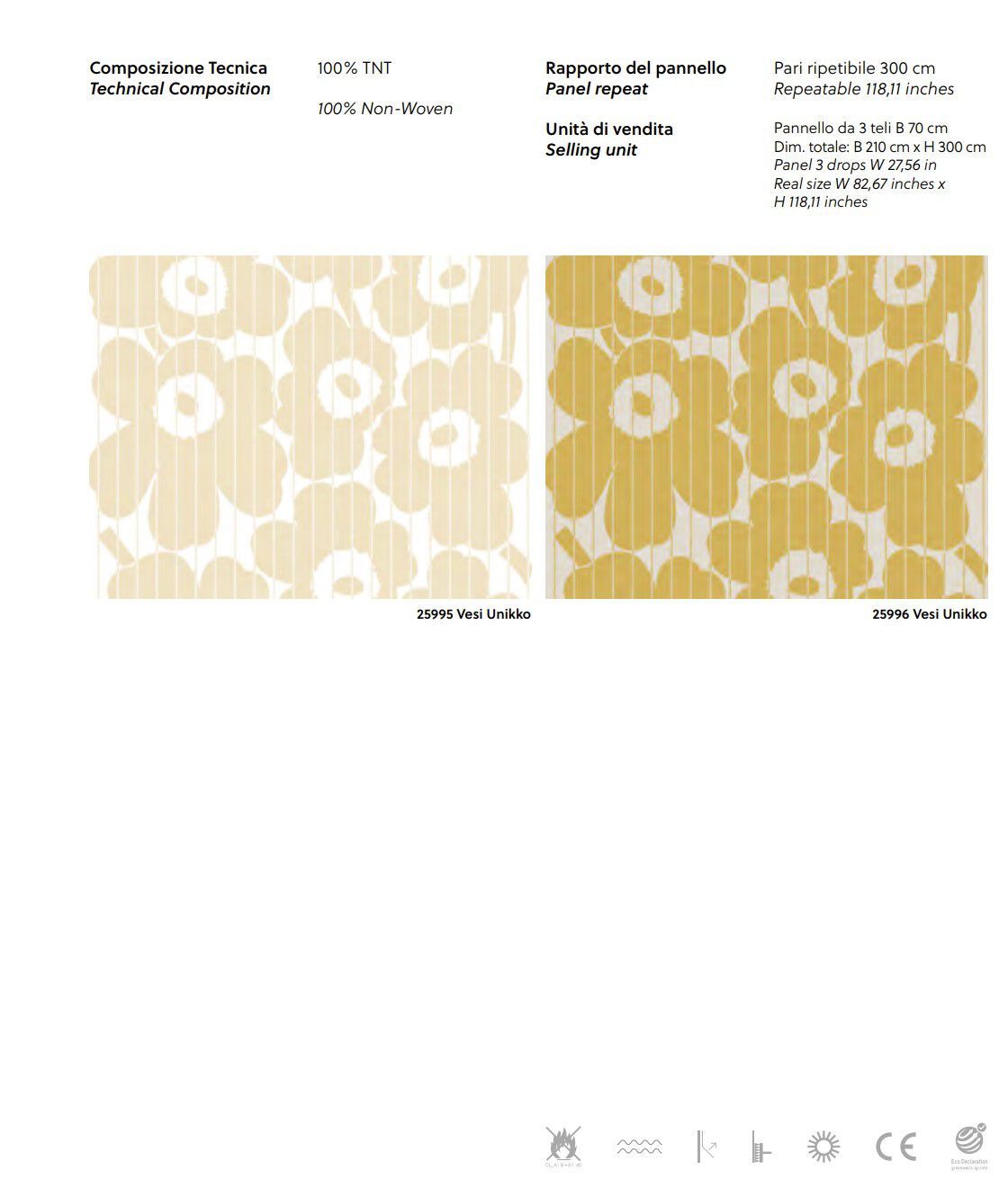 Цветочные узоры нетканые обои Jannelli&Volpi MARIMEKKO VOL. 7 ARCH-00082105 - Вид №1