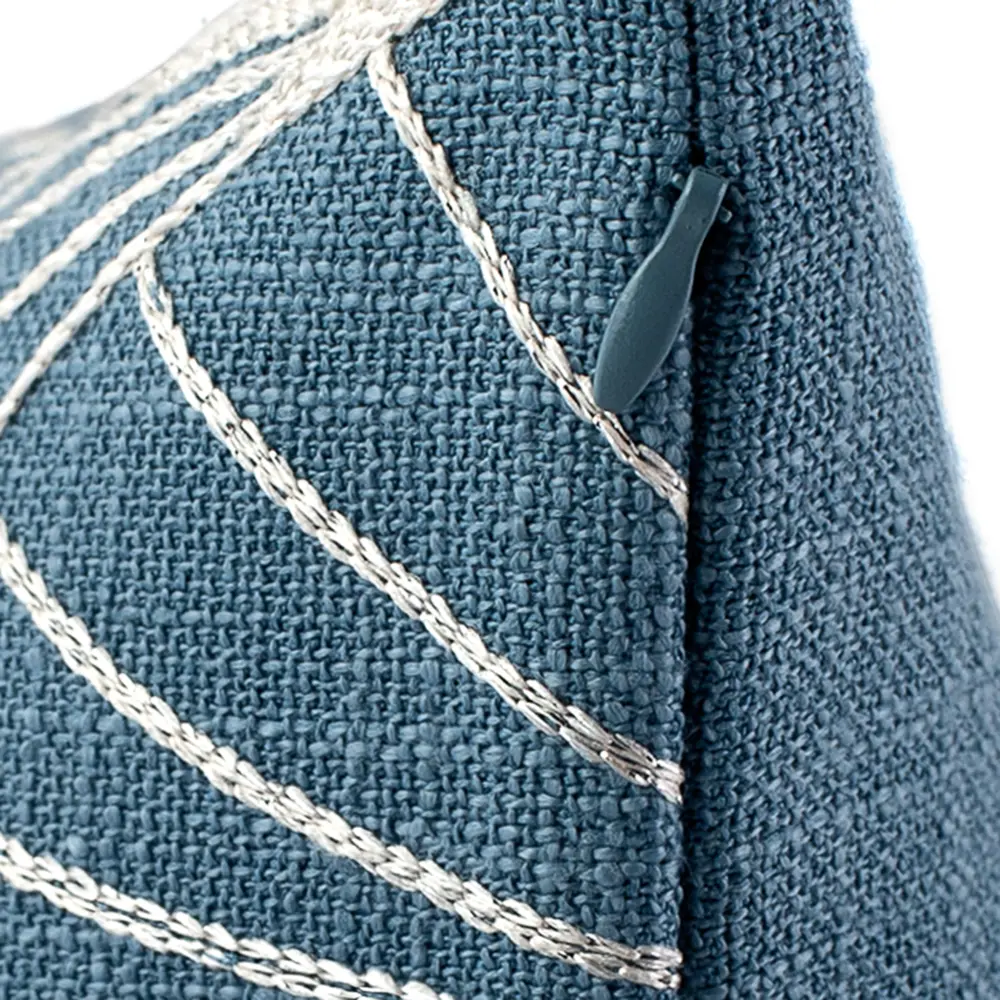 Подушка Great Gatsby Веера 40х40 см цвет синий WESS STLM-2154816 - Вид №1