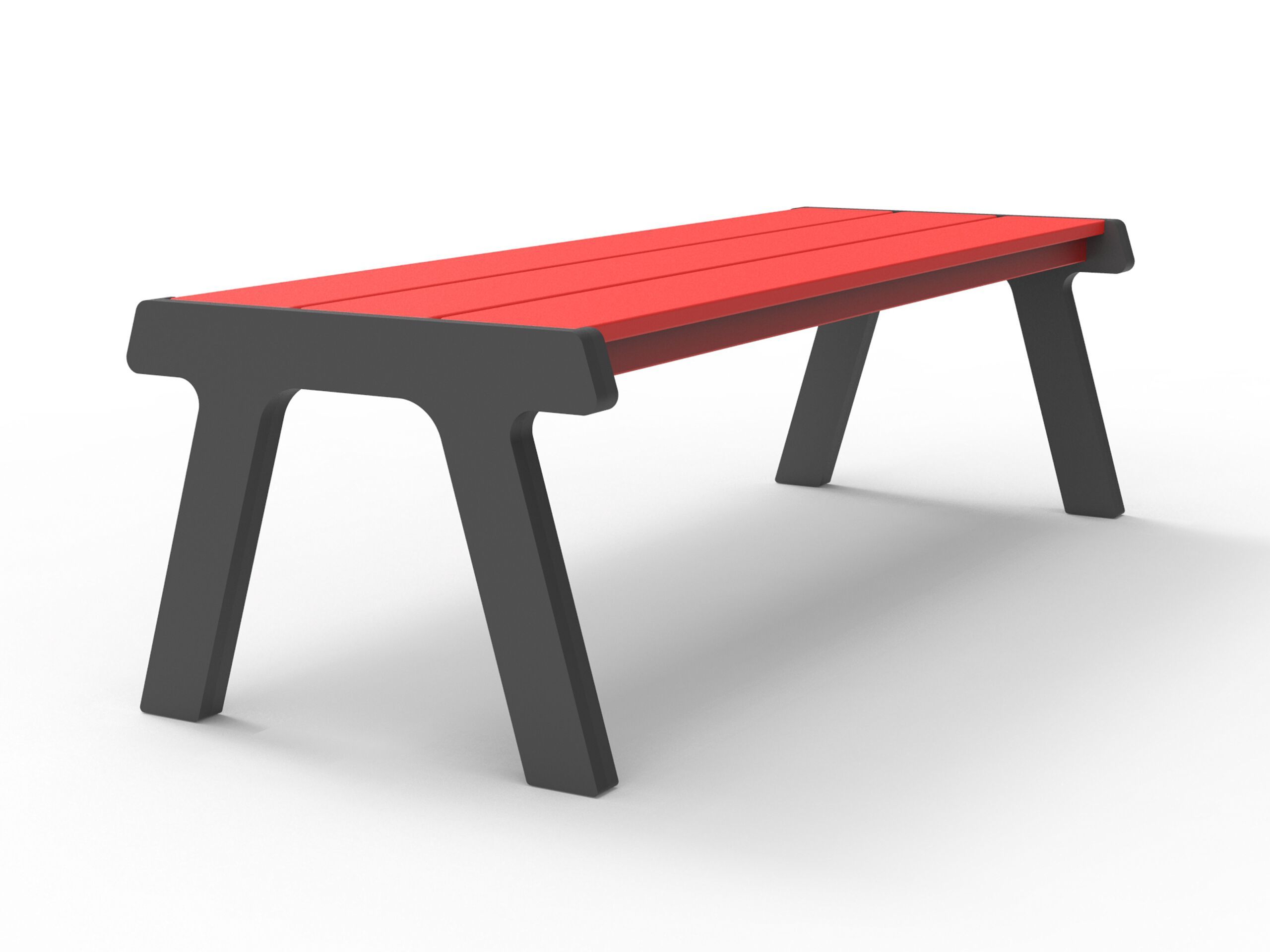 Скамейка из полиэтилена без спинки Donye MOONLIGHT ARCH-00135157 - Вид №2