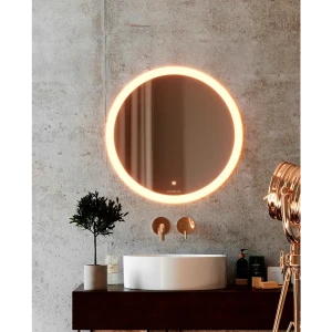 Зеркало для ванной Omega Glass Тип 3 SD623 с подсветкой 70 см круглое