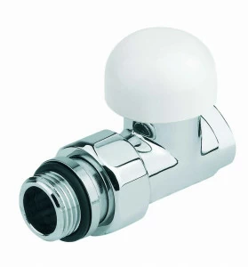 Carlo Poletti V151710M Клапан термостатический угловой с подключением для стальной трубы.