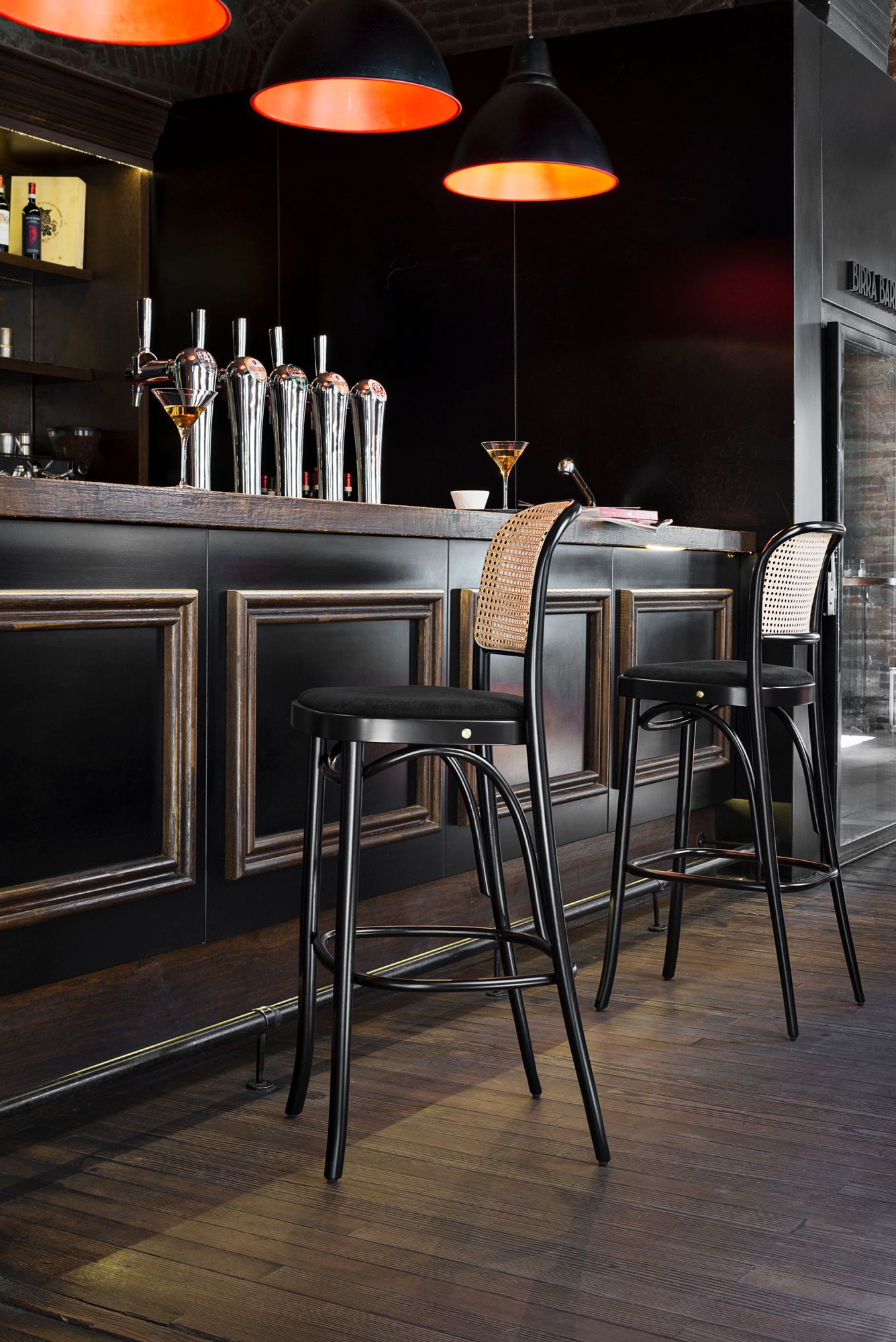 Высокий стул из бука и Венской соломы Wiener GTV Design № 811 ARCH-00051816 - Вид №3