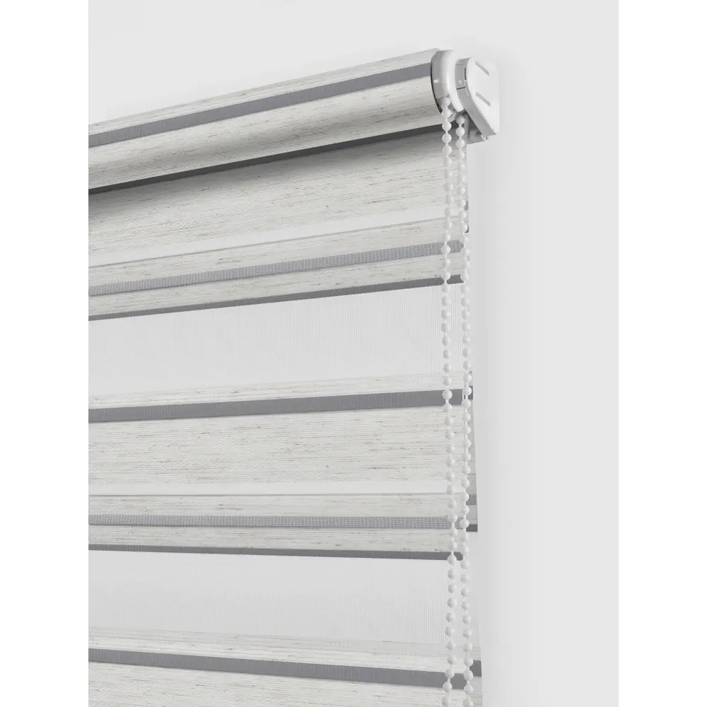 Штора рулонная день-ночь Granada 70x160 см серая MIAMOZA Коллекция 2024г STLM-2166449 - Вид №1