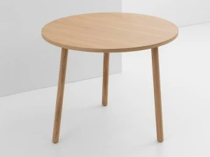 CRUSO Круглый деревянный стол Paddle