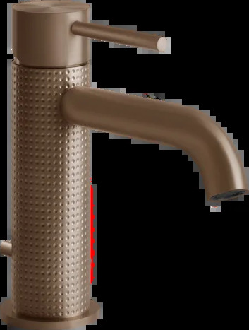Смеситель для умывальника 54401 708 Gessi Gessi316 МЕДНЫЙ МАТОВЫЙ PVD