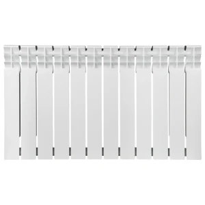 Радиатор Тепломир B 500/80 12 секций боковое подключение биметалл белый
