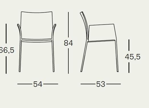 Стул с подлокотниками Zanotta LIA ARCH-00066094 - Вид №5