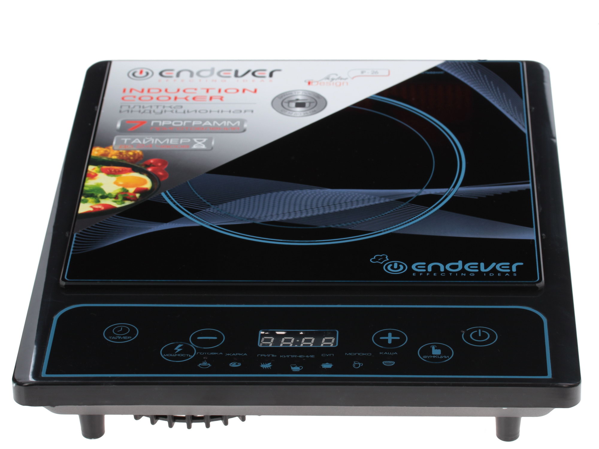 1041308 Плита компактная электрическая Endever SkyLine IP-26 черный STDN-0094937 - Вид №2