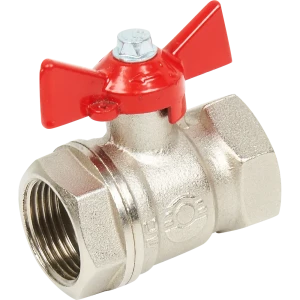 Шаровой кран Valfex 3/4" с ручкой-бабочкой для водопровода 84505437