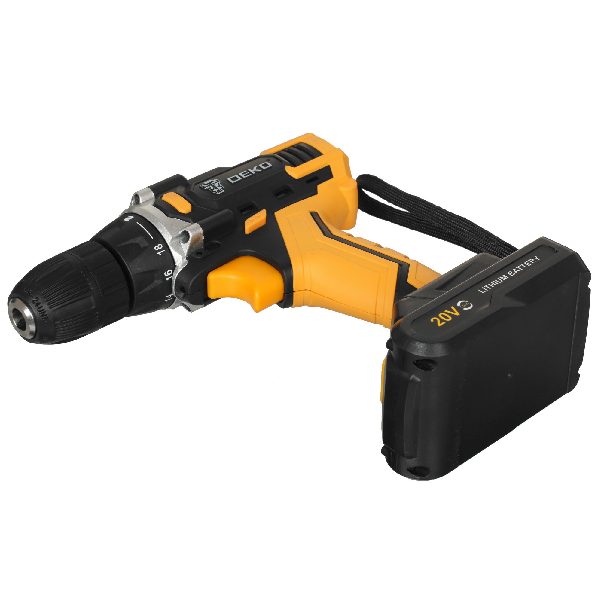 Дрель-шуруповерт DEKO DKCD20FU-Li 063-4175 MAX 20V 5325057 STDN-0128895 - Вид №4