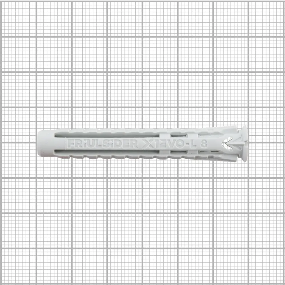 Дюбель для всех типов стен Friulsider X1 EVO 8x60 мм нейлон цвет серый 4 шт. 82799695 STLM-2050373  - Вид №2