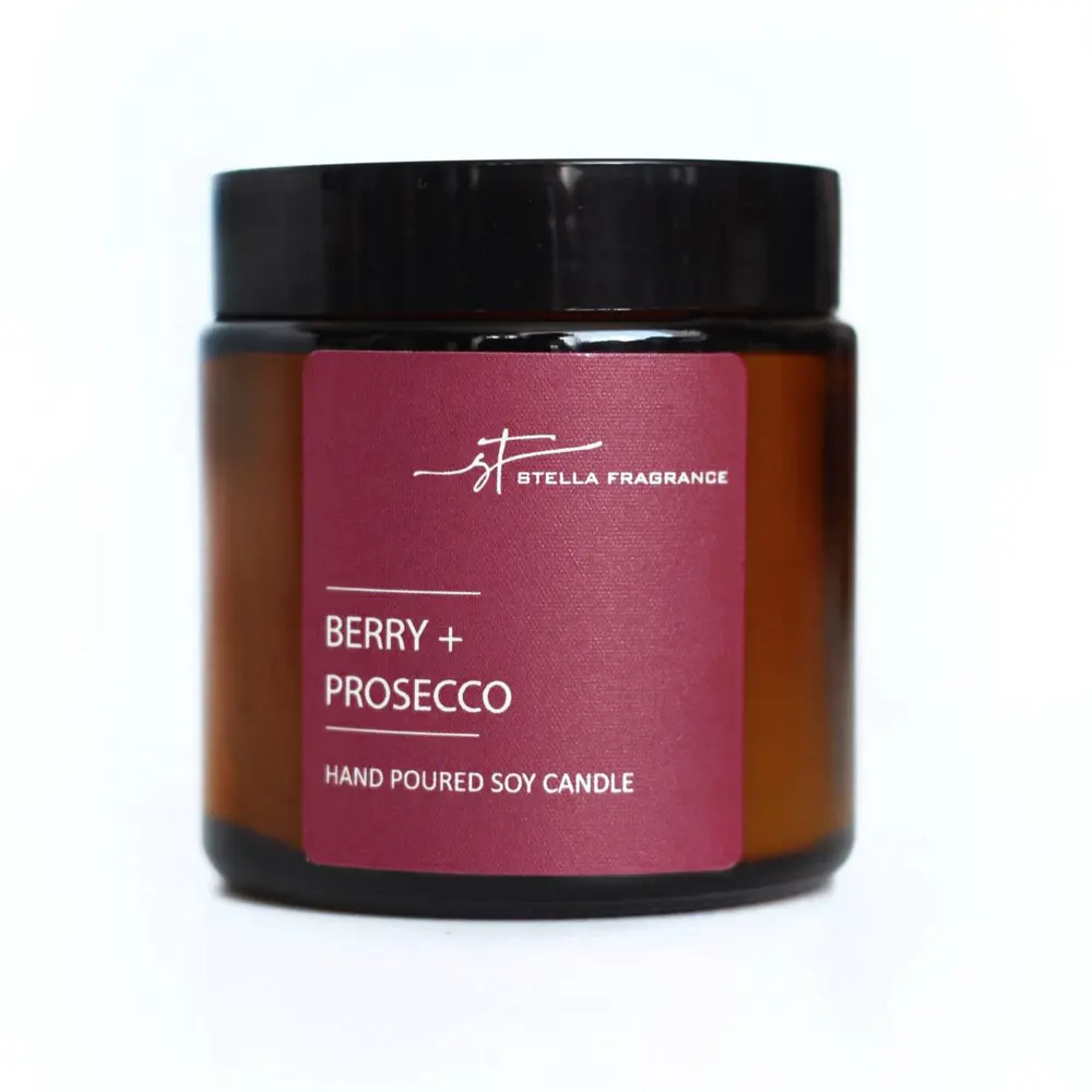 Свеча ароматизированная в стакане Berry Prosecco 7 см STELLA FRAGRANCE STLM-2169390 - Вид №1