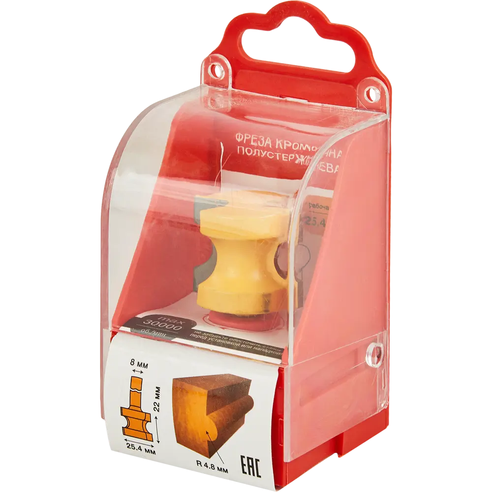 Фреза по дереву кромочная полустержневая 553386 25.4x22 мм хвостовик 8 мм Santreyd STLM-2154649 - Вид №3