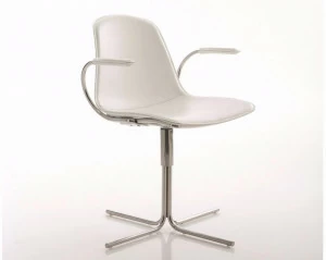 Luxy 4-спицевое кожаное кресло с подлокотниками Epoca