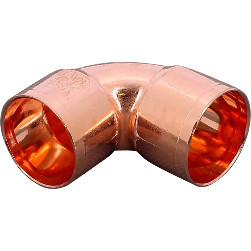 Отвод пайка 90° Viega двухраструбный, 28 мм, медь 100711 STLM-2023563