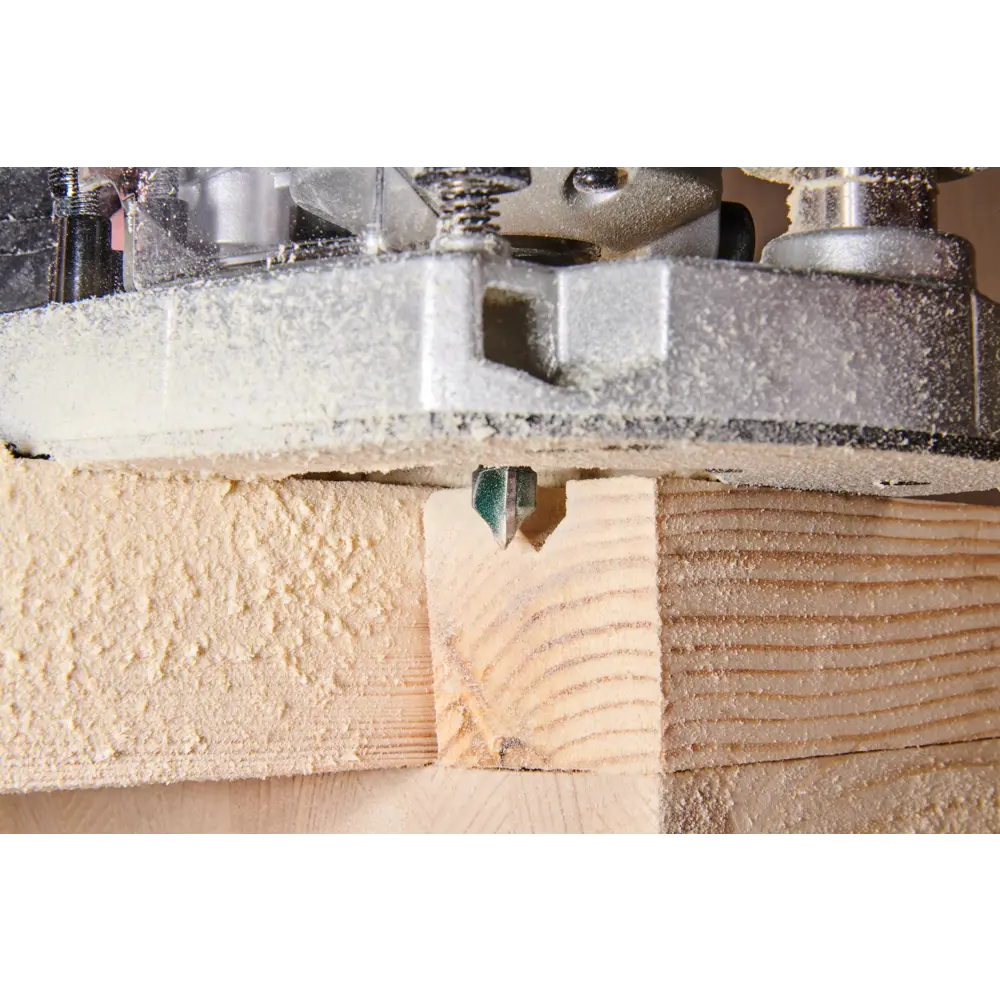 Фреза пазовая галтельная V-образная Fit 12х12 мм, хвостовик 8 мм STLM-2111945 - Вид №4