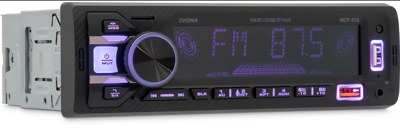 5638011 Автопроигрыватель DIGMA MCP-515 STDN-0082102 - Вид №2