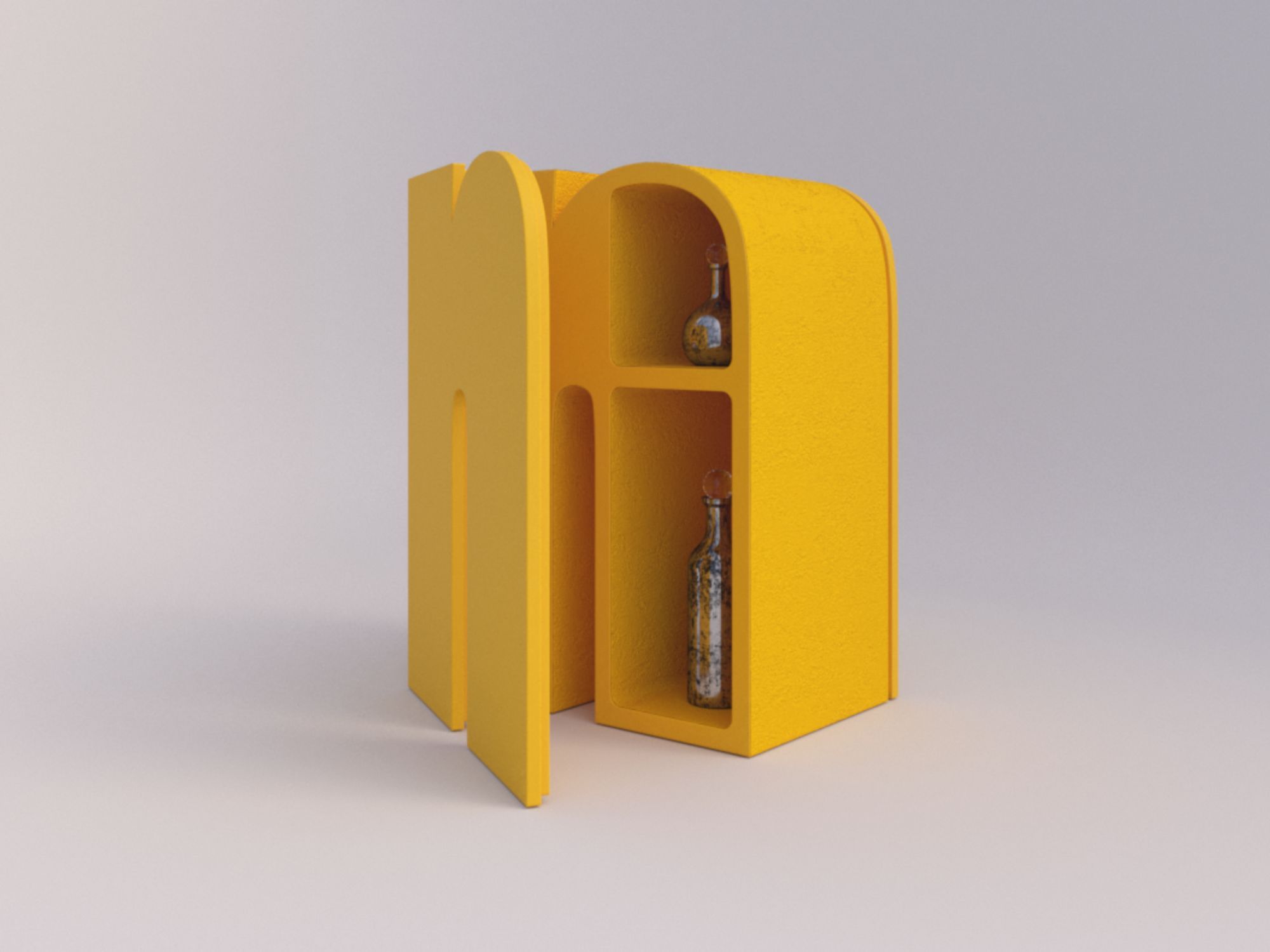 Мебель контейнеры в бетонной конструкции Voltan 555 ARCH-00021949 - Вид №108