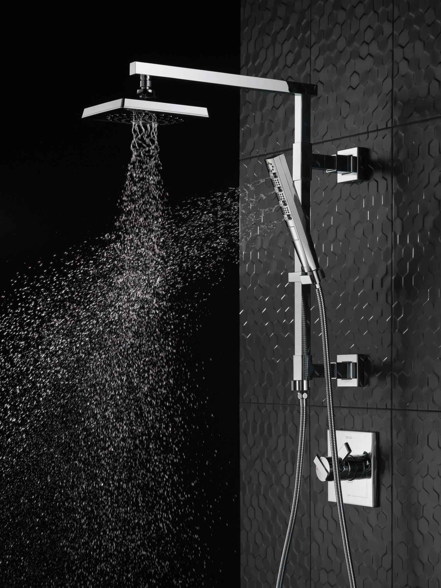 58410-RB Душевая колонна угловая 18 дюймов Delta Faucet Universal Showering Венецианская бронза  - Вид №18