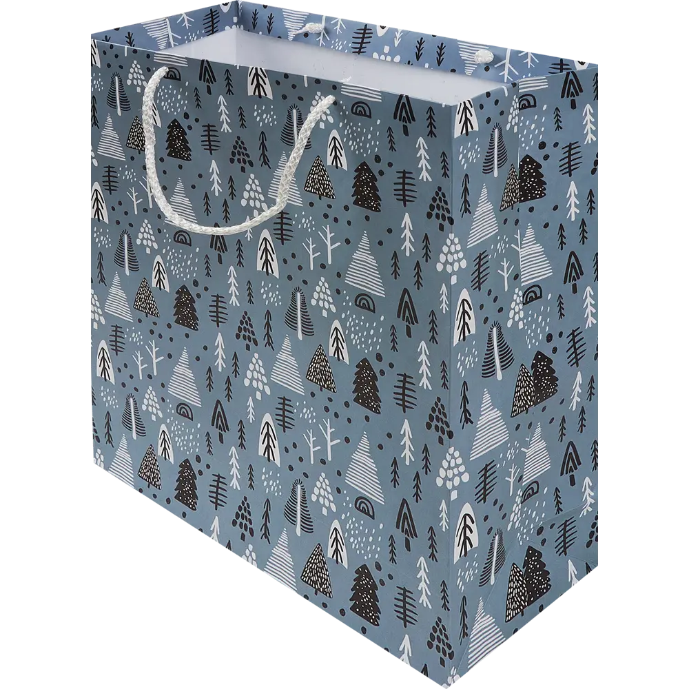 Пакет подарочный «Елочки» 30х40 см Симфония STLM-2105704