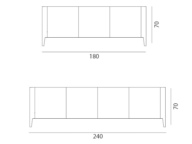 Шкаф из термообработанного кокса из дуба с распашными дверцами RIFLESSI ARCH-00082457 - Вид №4