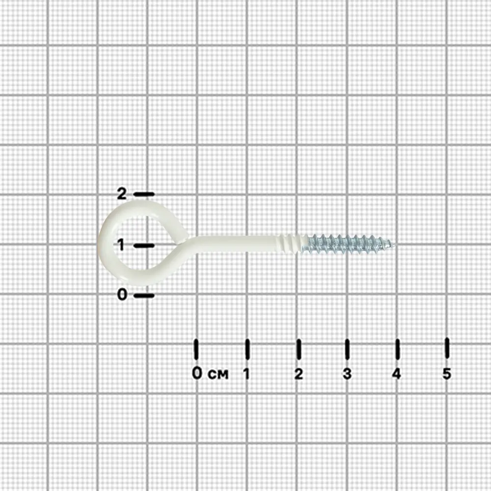 Шуруп-кольцо 4x40 мм сталь RAL9003 4 шт Santreyd STLM-2031509 - Вид №1