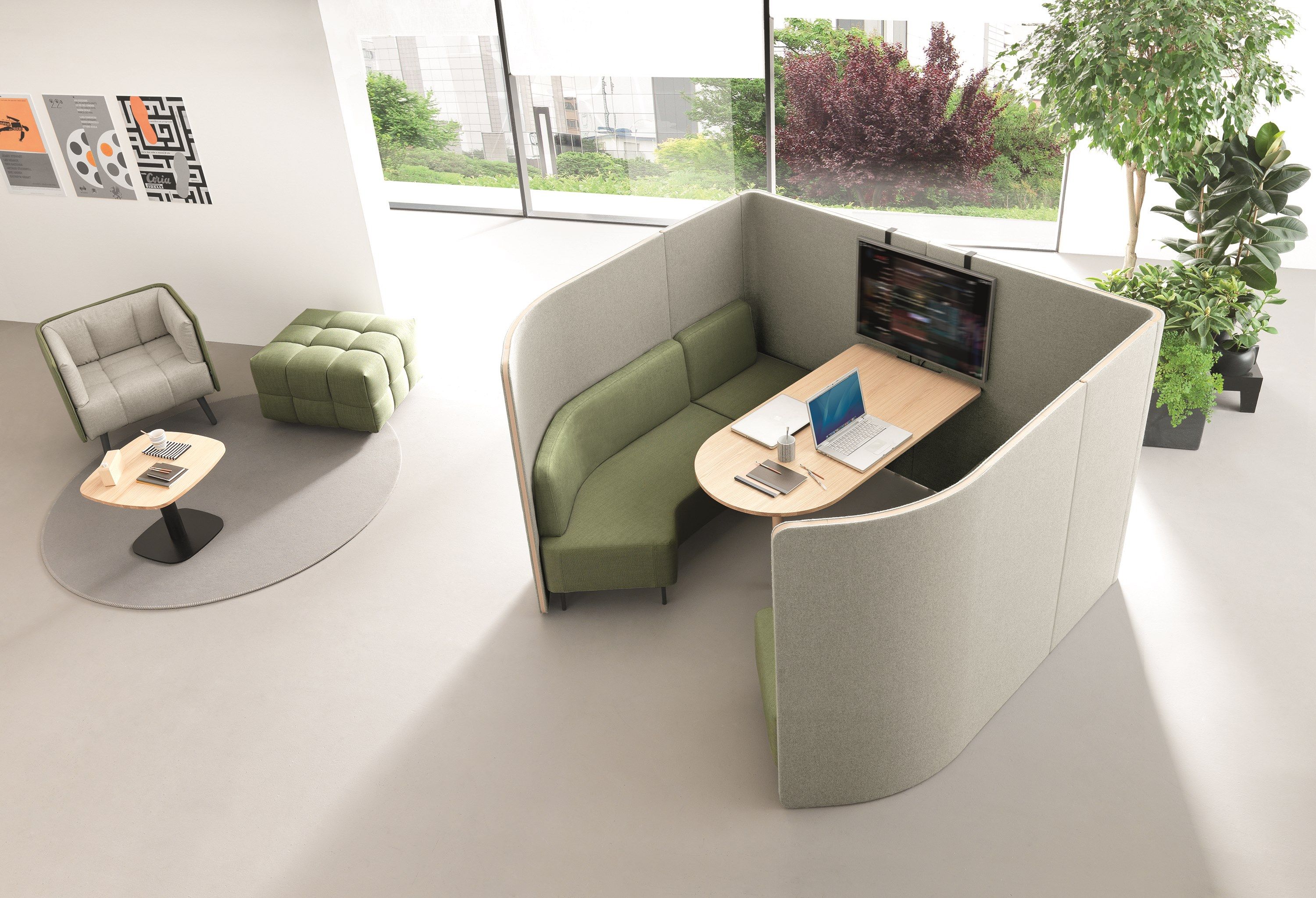 Акустическая ткань офис остров для встречи Martex ядро ARCH-00146543 - Вид №3