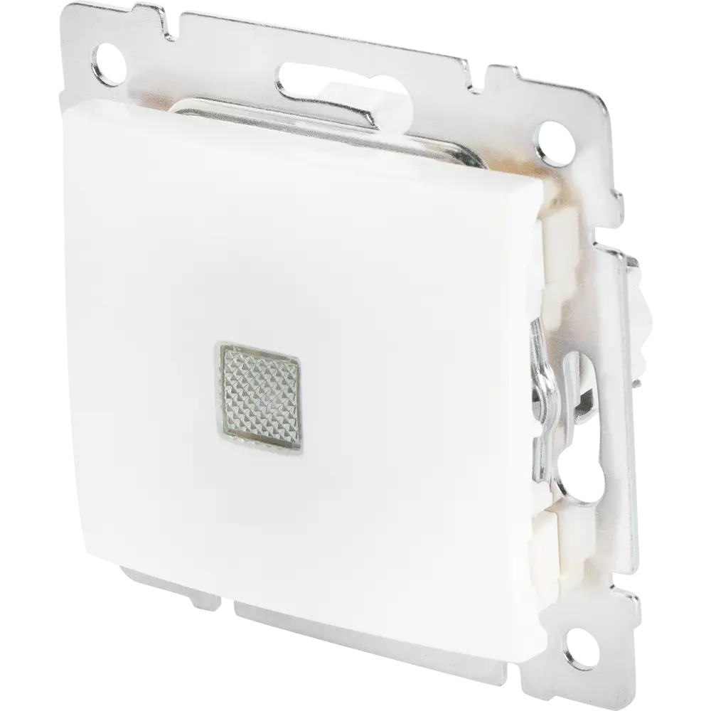 Legrand Valena Classic — одноклавишный выключатель с зелёной подсветкой 10319760 STLM-0000423 - Вид №2