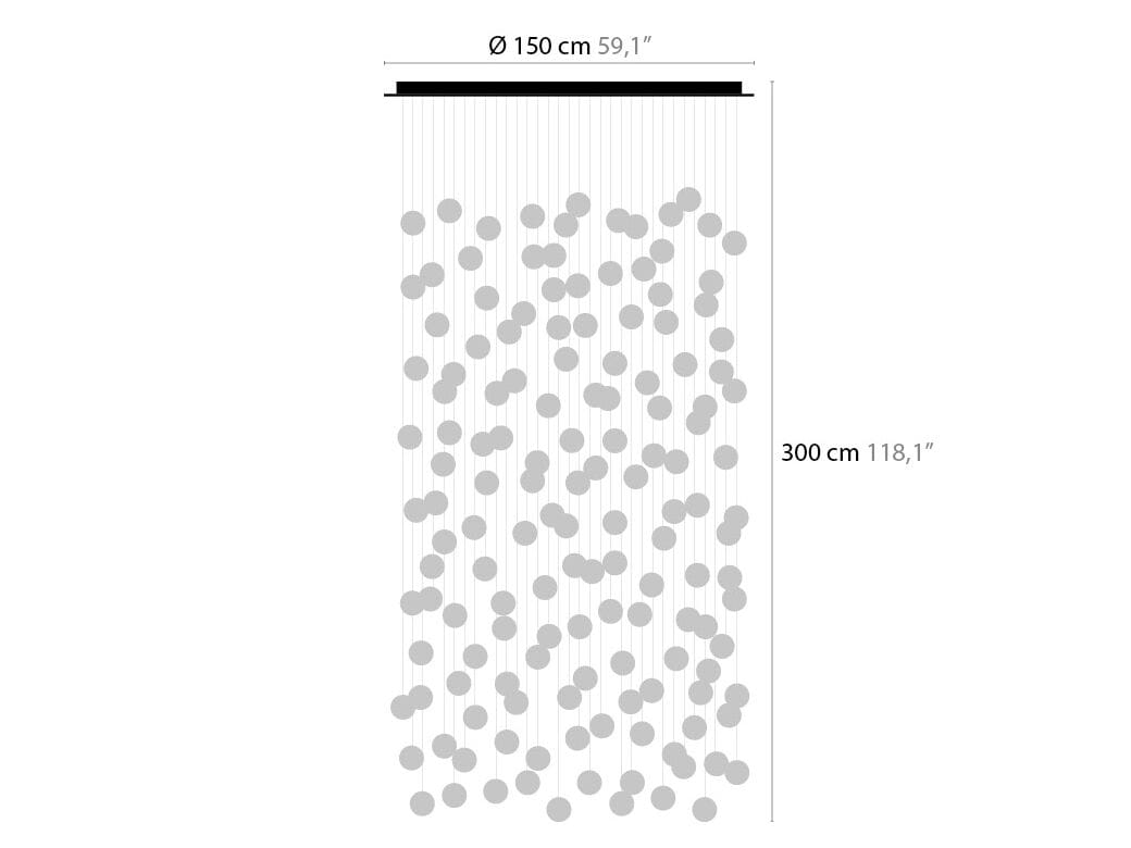 Стеклянный светодиодный подвесной светильник ILFARI Ballroom ARCH-00050260 - Вид №3