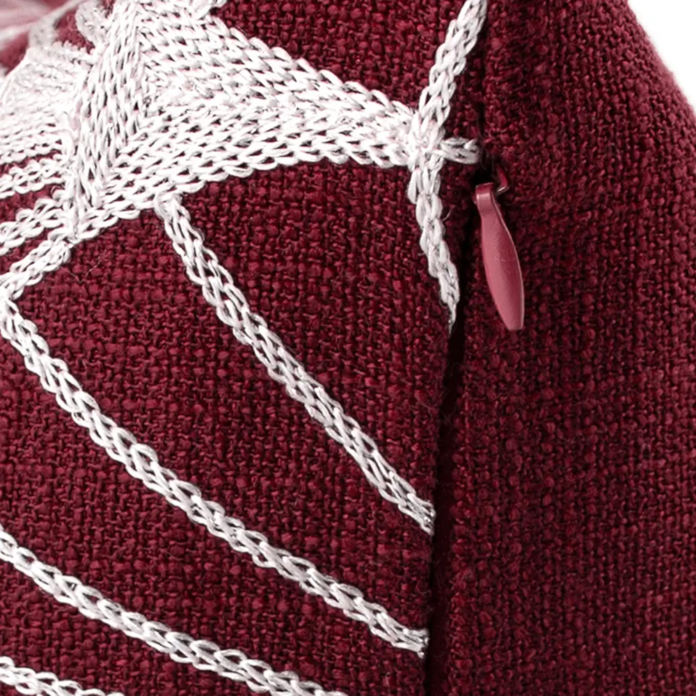 Подушка Great Gatsby Веера 40х40 см цвет красный WESS STLM-2196879 - Вид №1