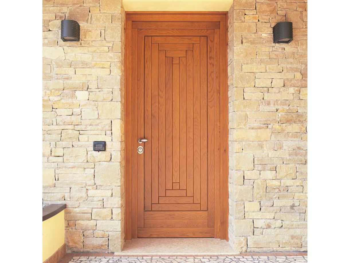 Дубовая входная дверь для экстерьера Carminati деревянные входные двери и двери ARCH-00031041