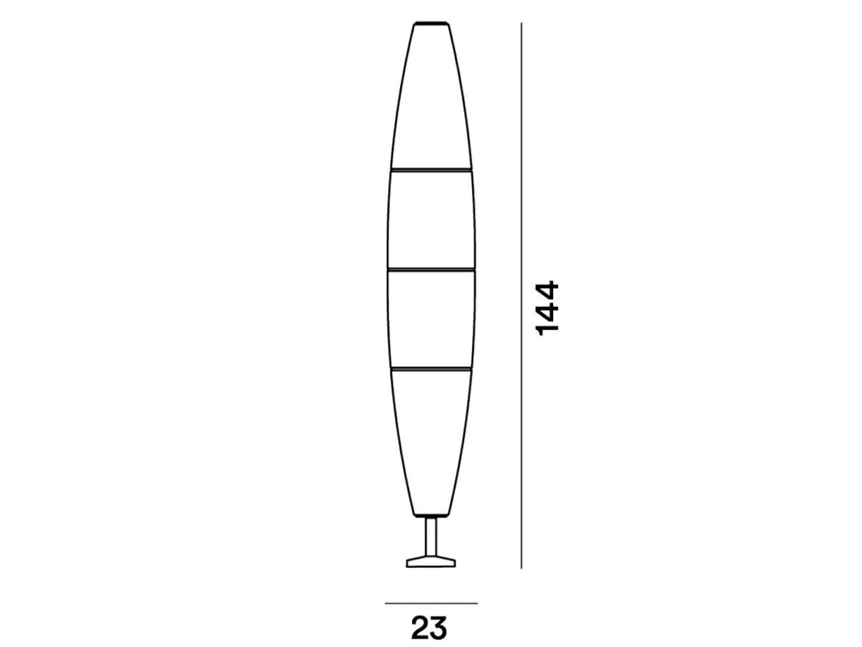 Напольная лампа из полиэтилена Foscarini Гавана ARCH-00019312 - Вид №4