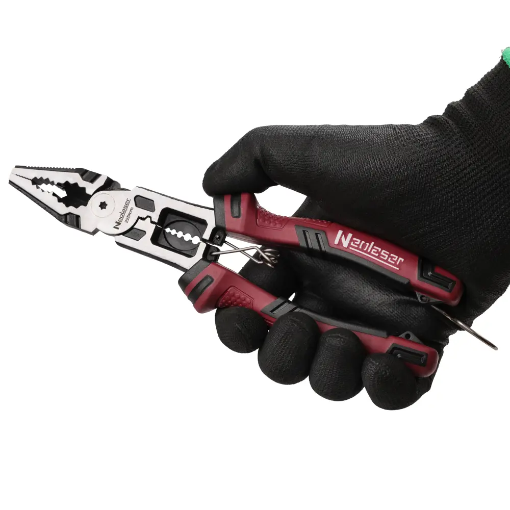 Многофункциональные комбинированные плоскогубцы Neolaser NLH1000 с обжимом и зачисткой 89430809 STLM-1564994 - Вид №3