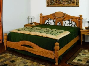 Arnaboldi Interiors Двуспальная кровать из каштана Rota