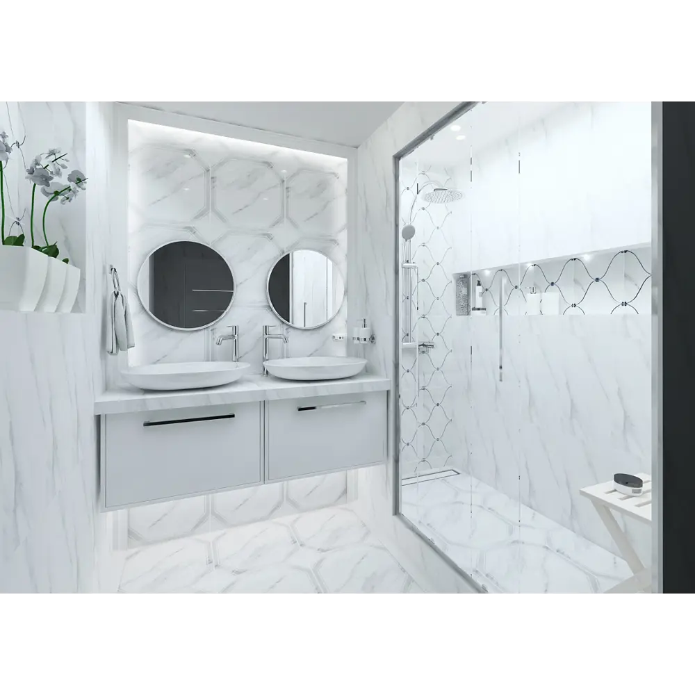 Тумба под раковину подвесная Aquaton «Мерида», 65 см, цвет белый АКВАТОН STLM-2027229 - Вид №7