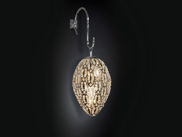 Аппликация с фиксированным рычагом с кристаллами Vgnewtrend Arabesque ARCH-00022186 - Вид №3