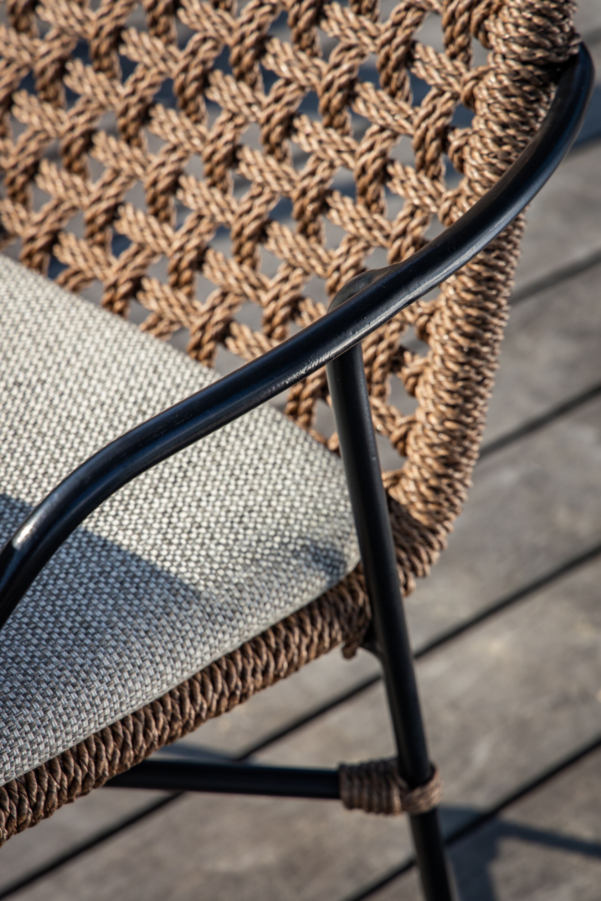 Веревочный садовый стул с подлокотниками cbdesign Grace ARCH-00079082 - Вид №2