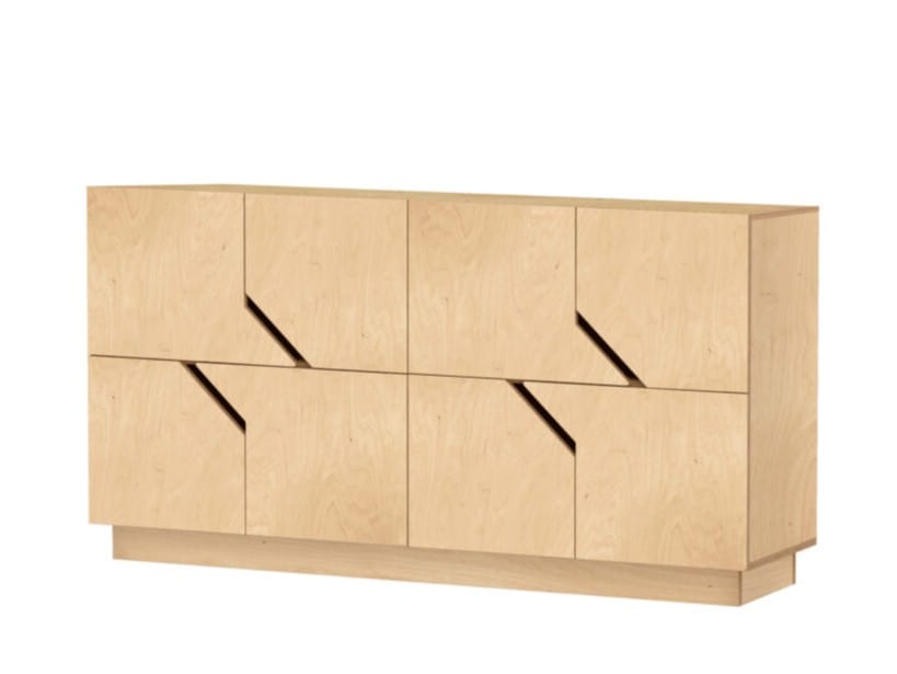 Березовый шкаф с распашными дверями Radis Лабиринт ARCH-00093147