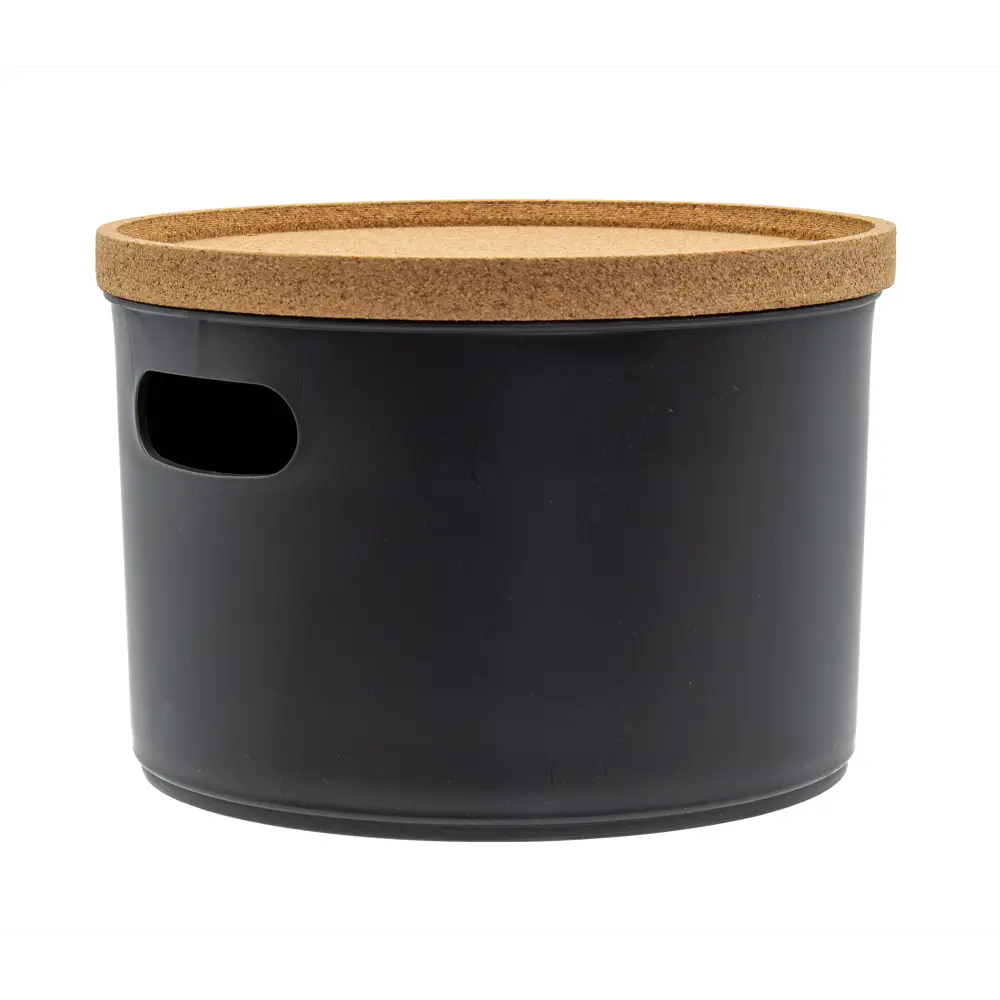 Органайзер круглый Berossi Zero 19.6x13.5x19.6 см цвет базальт STLM-2066054