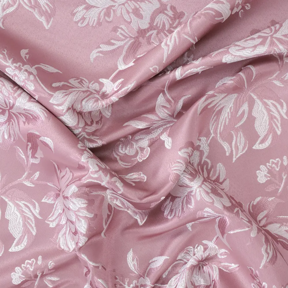 Ткань м/п 1805 жаккард 150см цвет розовая пудра 83868880 STLM-2186240 TEX REPUBLIC 