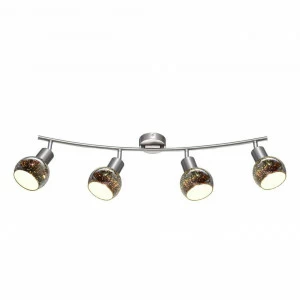 Спот потолочный на 4 лампы коричневый Illusione A6125PL-4SS ARTE LAMP ILLUSIONE 00-3891234 Коричневый