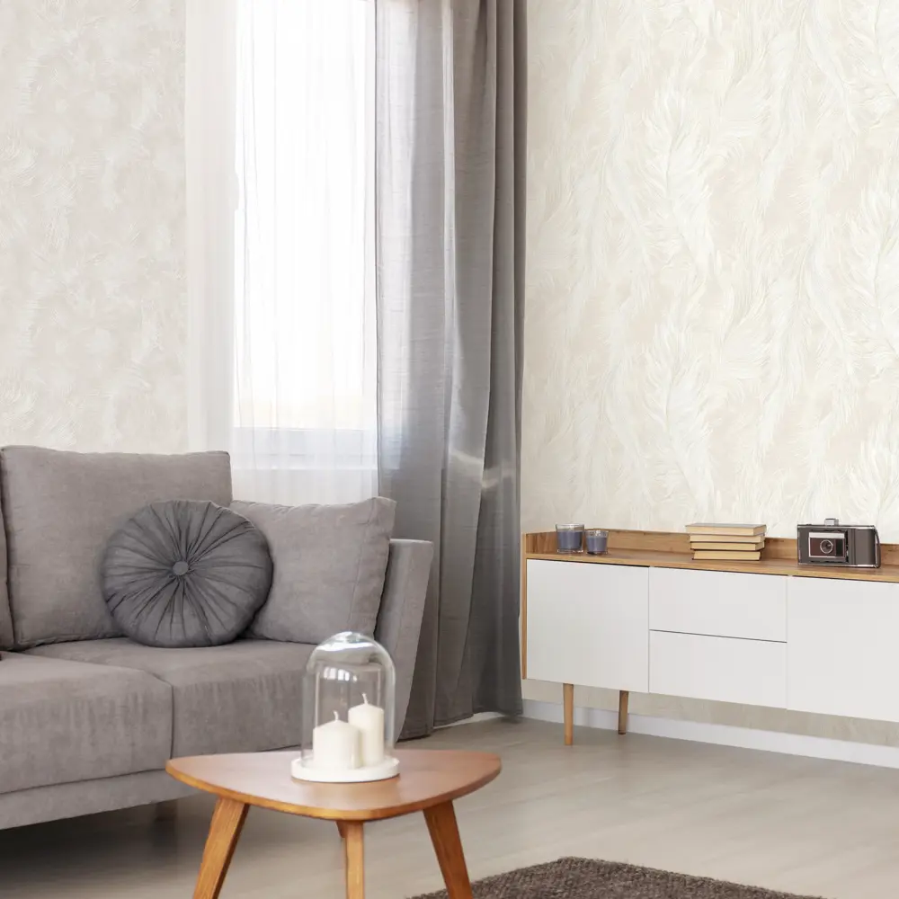 Обои флизелиновые Ateliero Pirouette бежевые 1.06 м At285446 STLM-2161482 - Вид №4