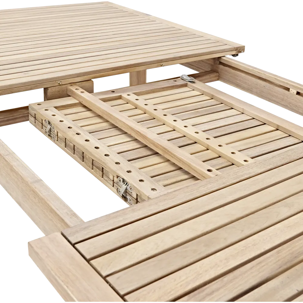 Стол садовый раздвижной Naterial Solis Butterfly 150-200x90x76 см акация светло-коричневый Товар без серии STLM-2079552 - Вид №5