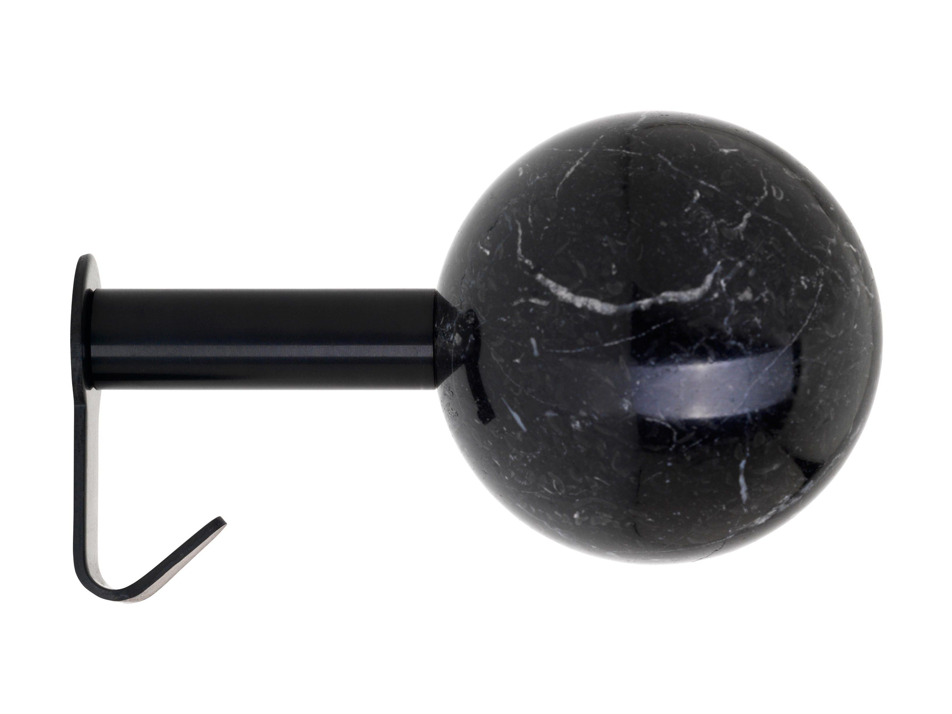 Черная мраморная настенная вешалка Marquina Schonbuch DOTS STONE ARCH-00097967