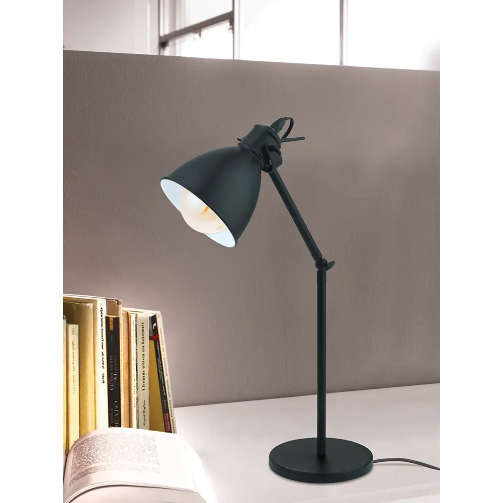 Рабочая лампа настольная Eglo «Priddy», цвет чёрный STLM-2050230 - Вид №6