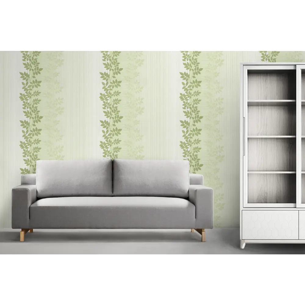 Обои флизелиновые Vilia Мелодия зелёные 1.06 м 1319-62 STLM-2192753 - Вид №3