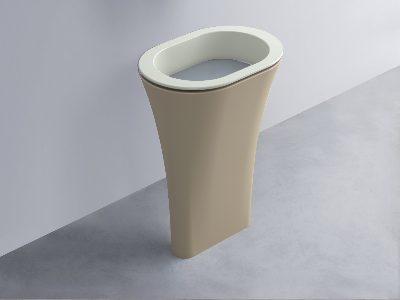 AMLA65-PM+AMPILO-BR+AMCOLO-AV Раковина Amedeo Ovale отдельностоящая cielo Enjoy + Amedeo Ceramica Cielo